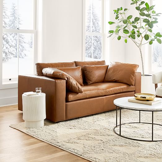 Harmony Modular Leather Sofa Harmony Modular Leather Sofa, Chamberlin Recycled Leather Sofa