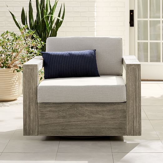 Portside Outdoor Swivel Chair, La Jolla Outdoor Furniture Restoration Hardware