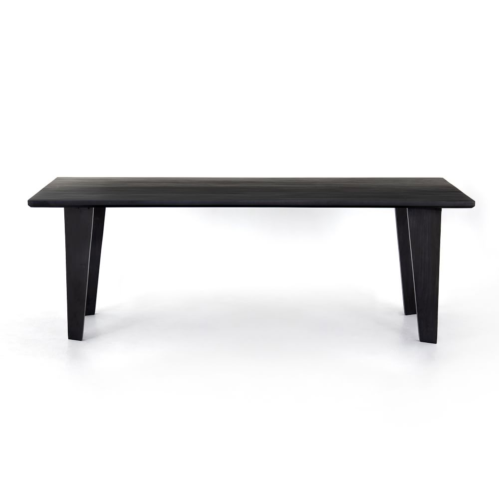 Black Wash Dining Table (87") West Elm
