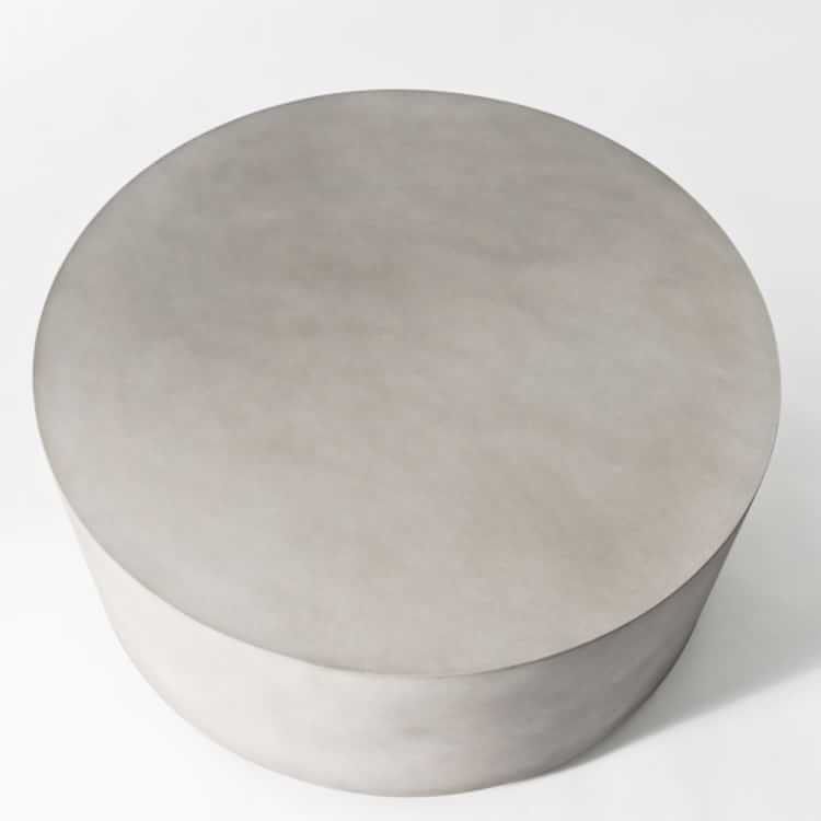 cement drum coffee table