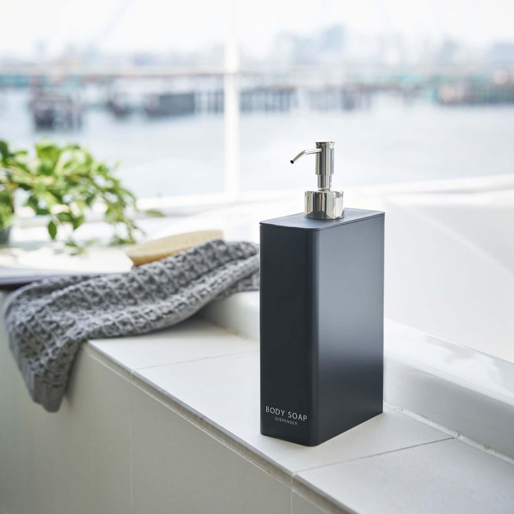 Yamazaki two-way dispenser mist Square body soap black 7897 F/S w/Tracking# NEW 