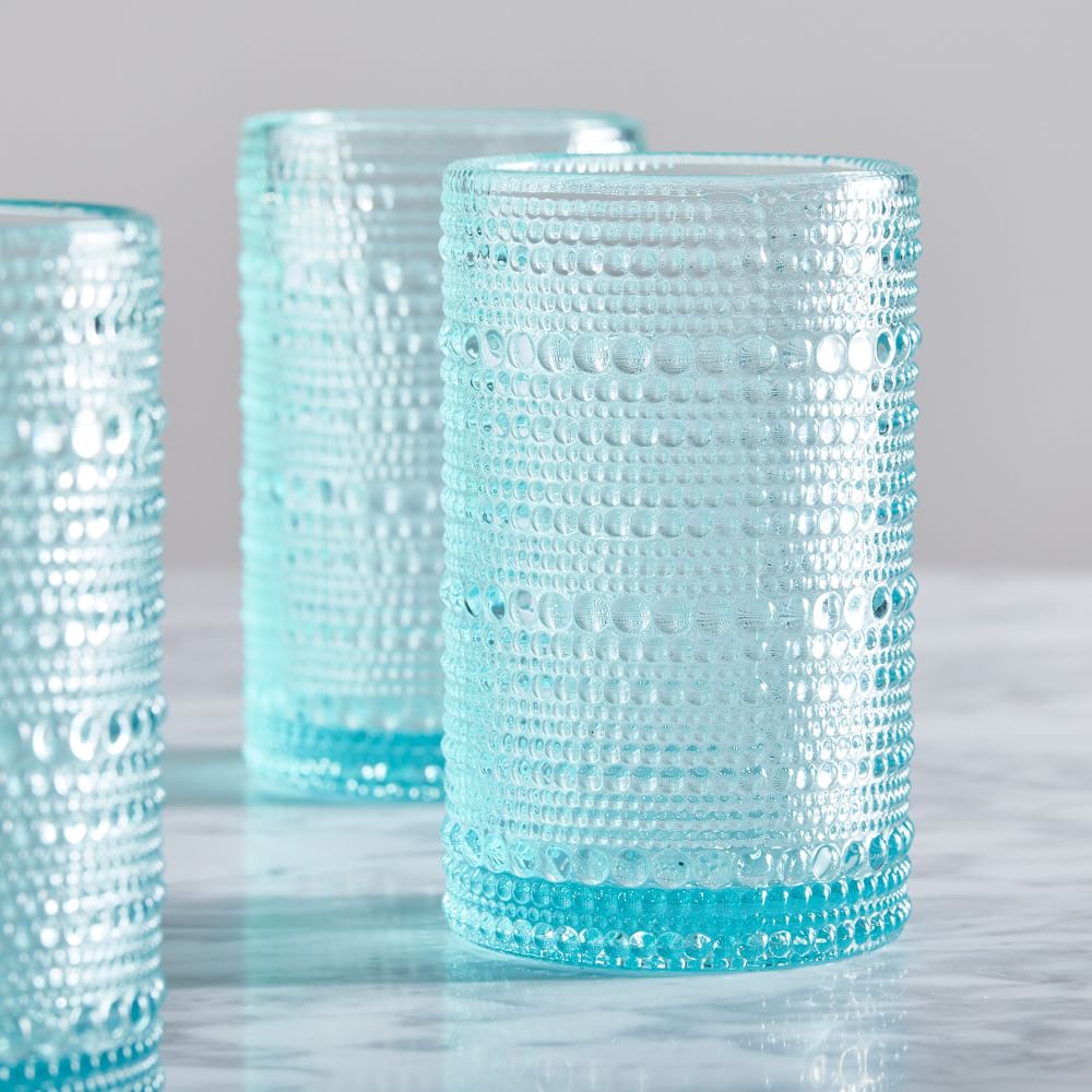 Jupiter Beaded Drinking Glasses (Set of 6) West Elm