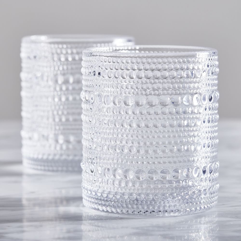 Jupiter Beaded Drinking Glasses (Set of 6) | West Elm