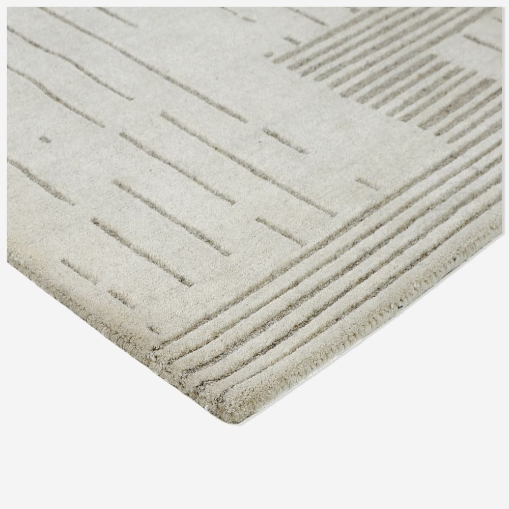 Painted Mixed Stripes Rug | West Elm