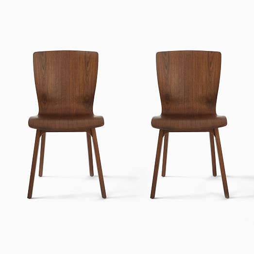 Crest Bentwood Dining Chair Set Of 2, High Weight Limit Dining Chairs