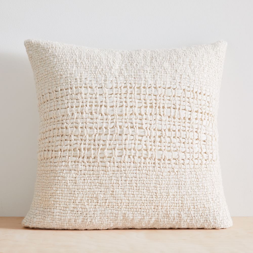 Cozy Metallic Pillow Cover Set West Elm