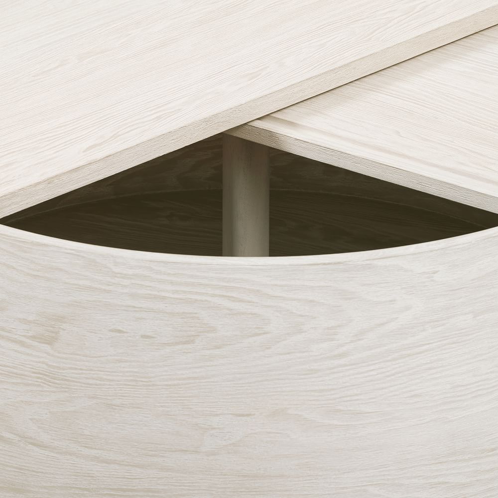 Volume Round Storage Drum Coffee Table (36") | West Elm