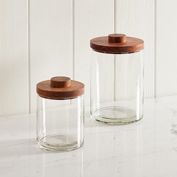 Clover Wood & Glass Bath Accessories | West Elm