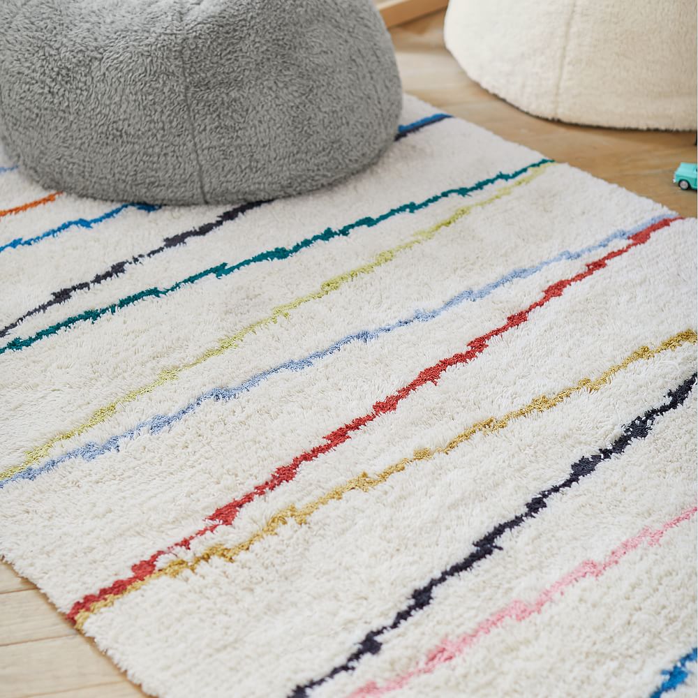 Rainbow Zigzag Rug (InStock & Ready to Ship) West Elm
