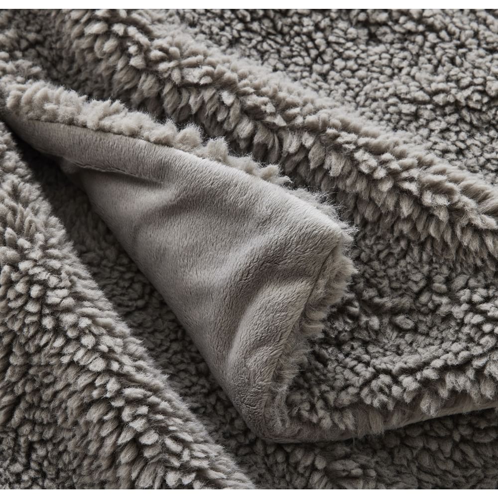 Sherpa Bed Blanket West Elm