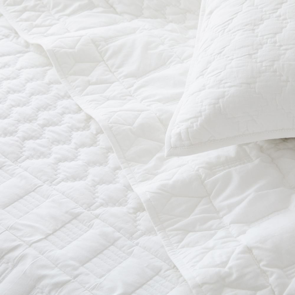 Origin Matelasse Quilt & Shams West Elm