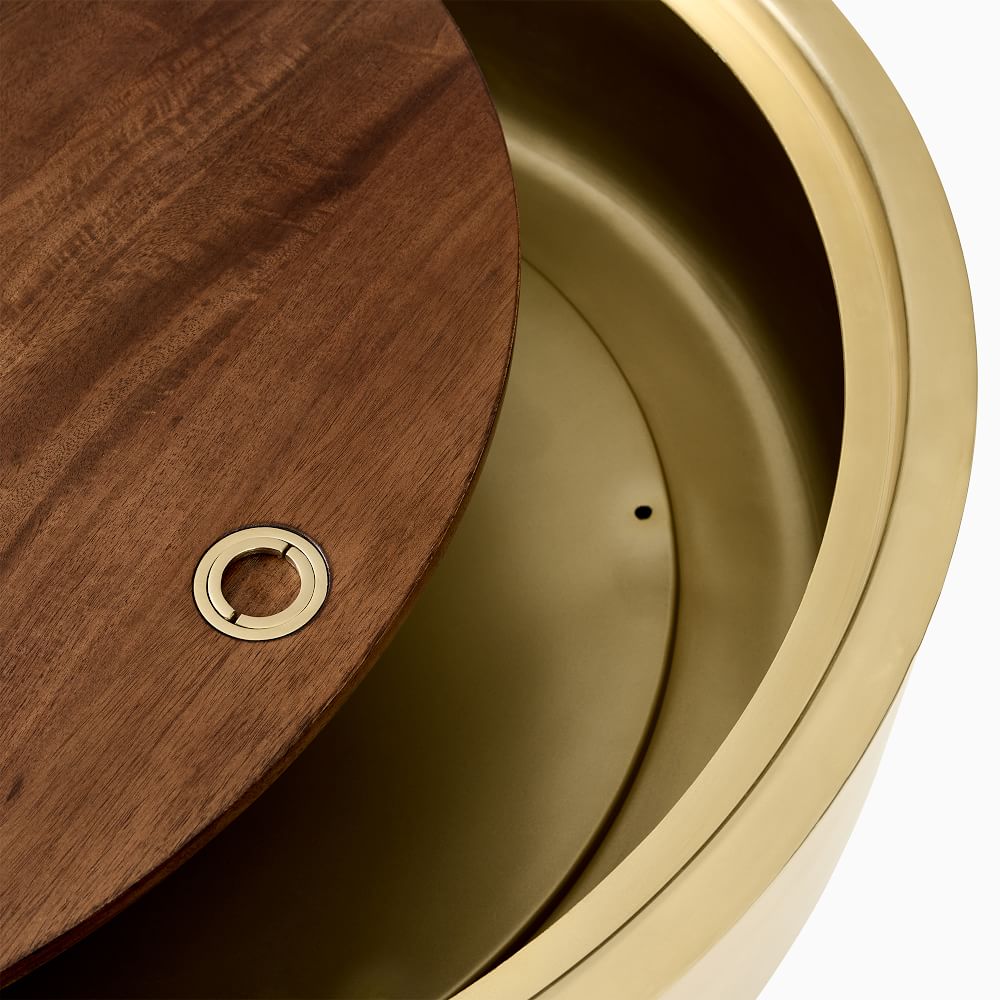 Drum Storage Coffee Table (32"40") West Elm