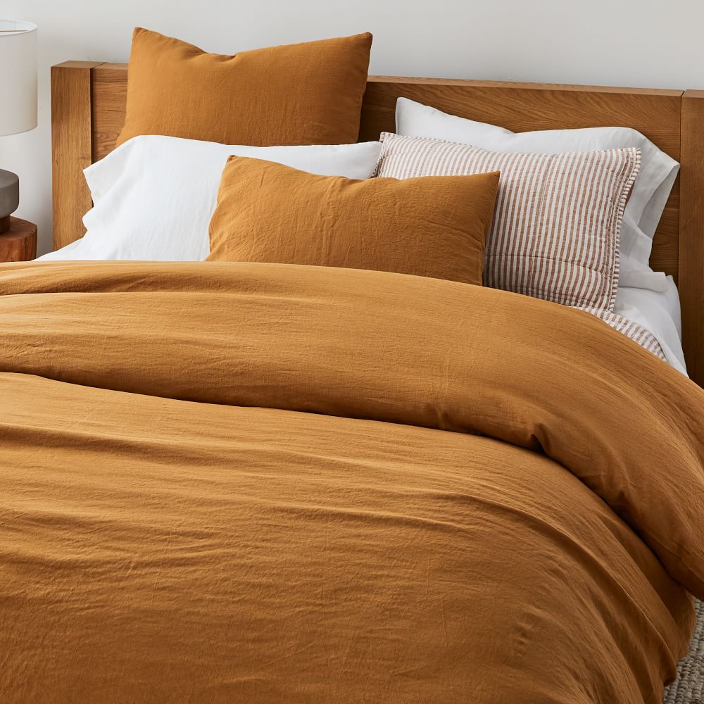 Linen Duvet Cover & Shams West Elm