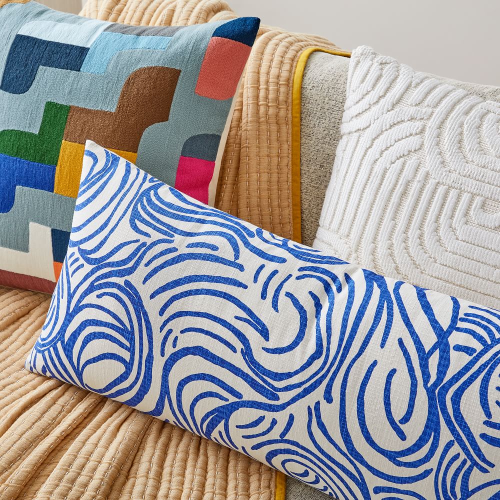 Matelasse Labyrinth Pillow Cover West Elm