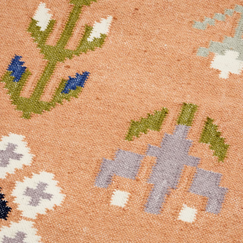 Scandi Flower Low Maintenance Rug West Elm