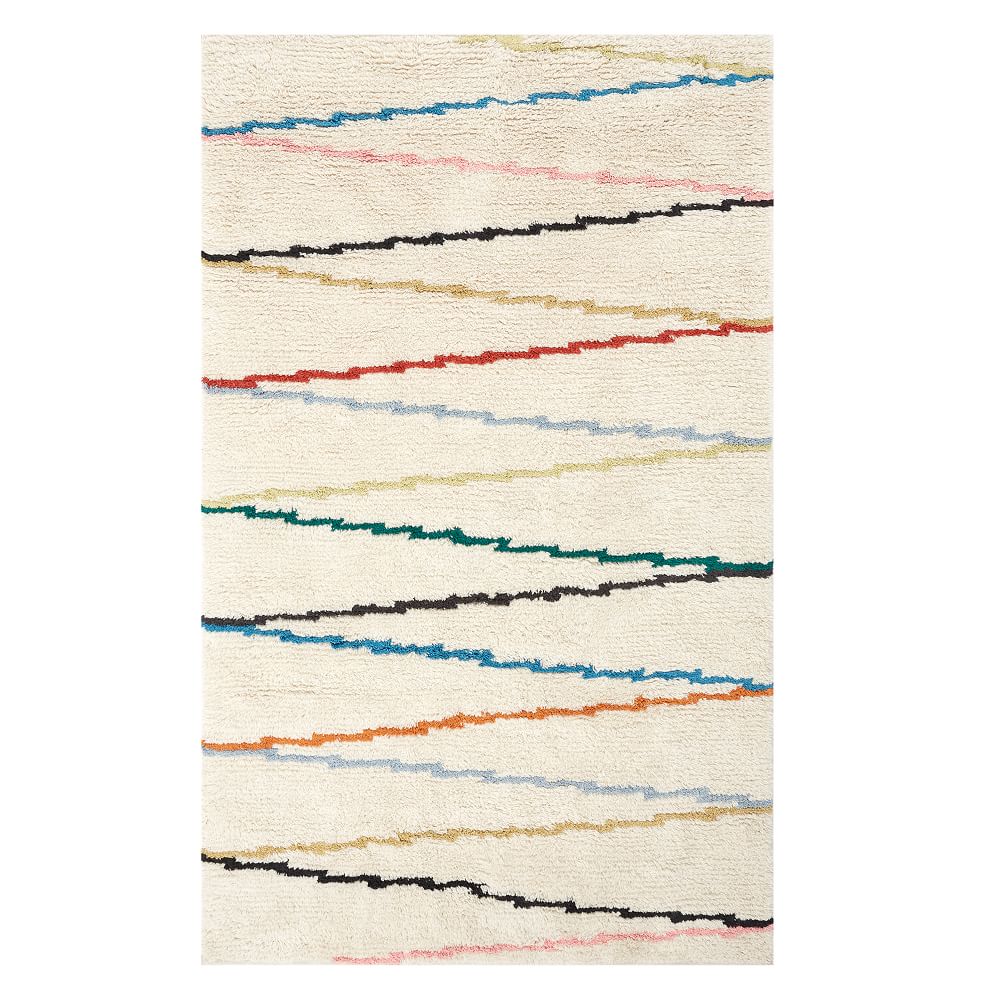 Rainbow Zigzag Rug (InStock & Ready to Ship) West Elm