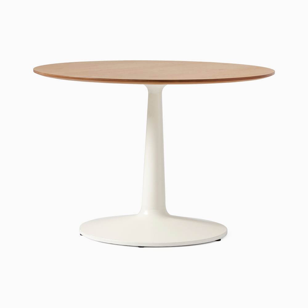 Liv Round Wood Veneer Dining Table (44", 60") West Elm