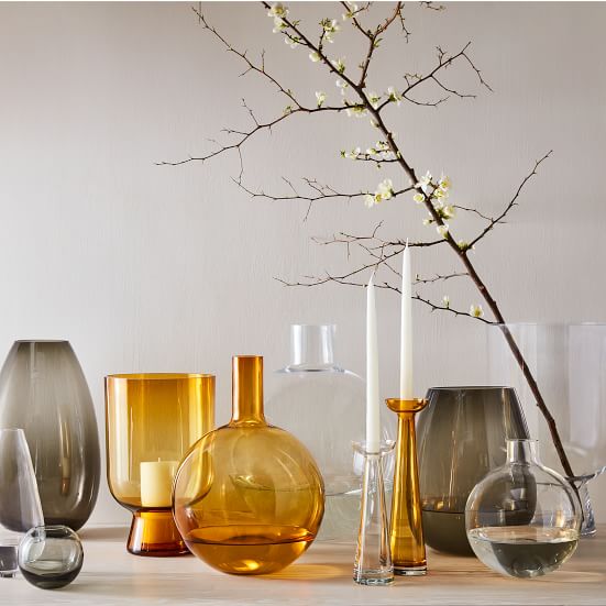 Foundations Mixed Material Vases West Elm