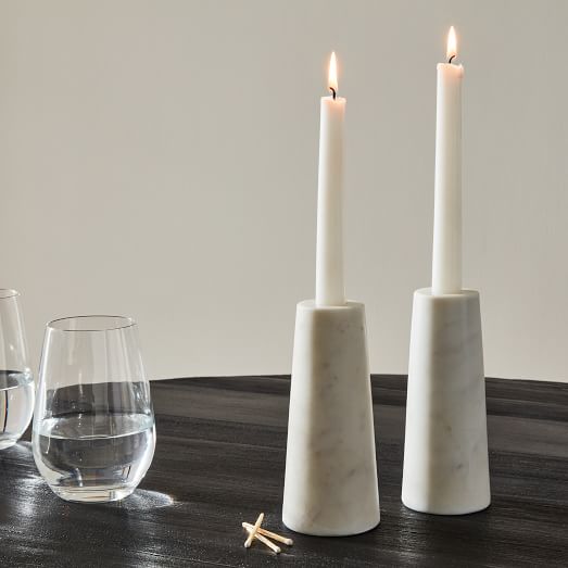 Modern Brass Candle Holders West Elm