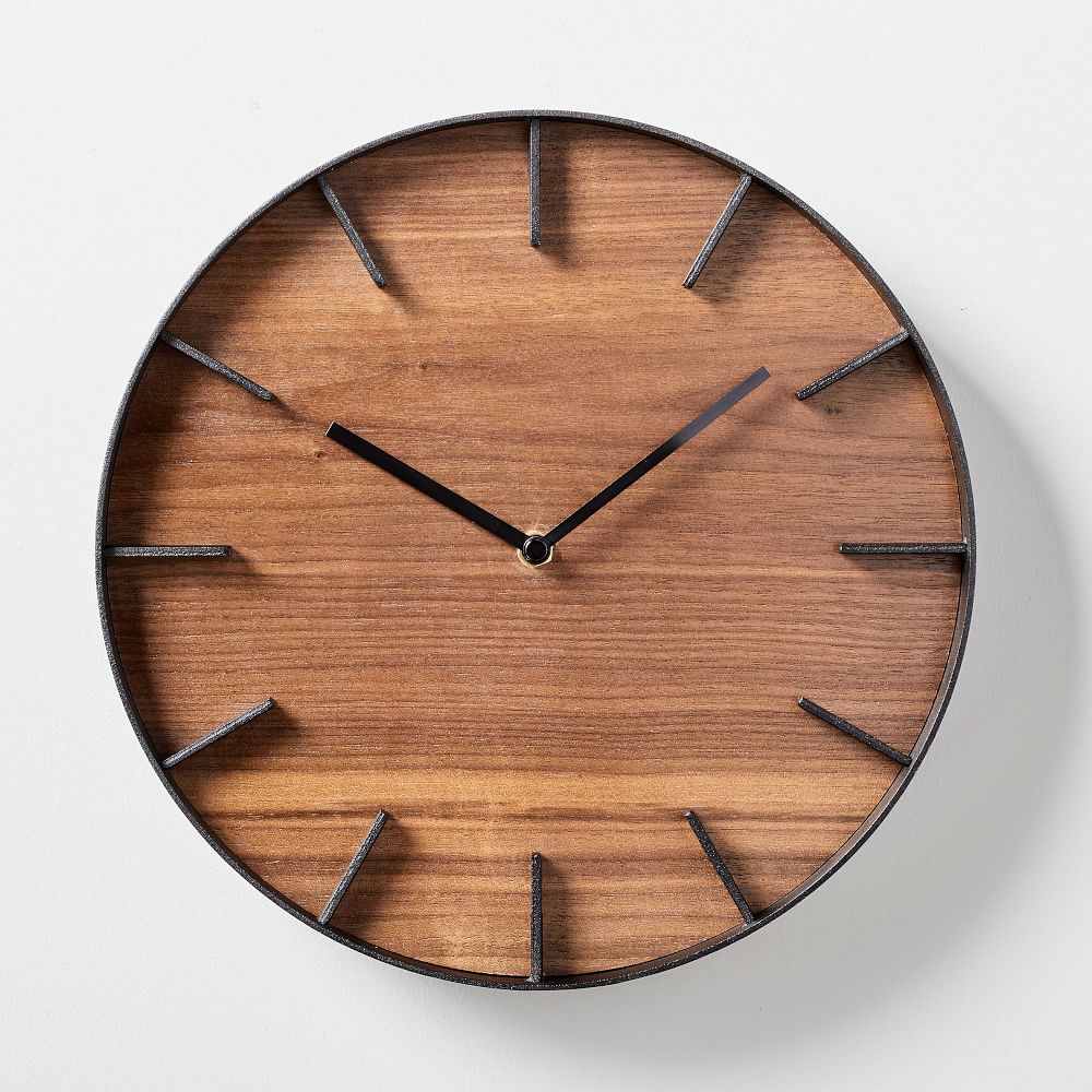 Yamazaki WoodFaced Wall Clock West Elm