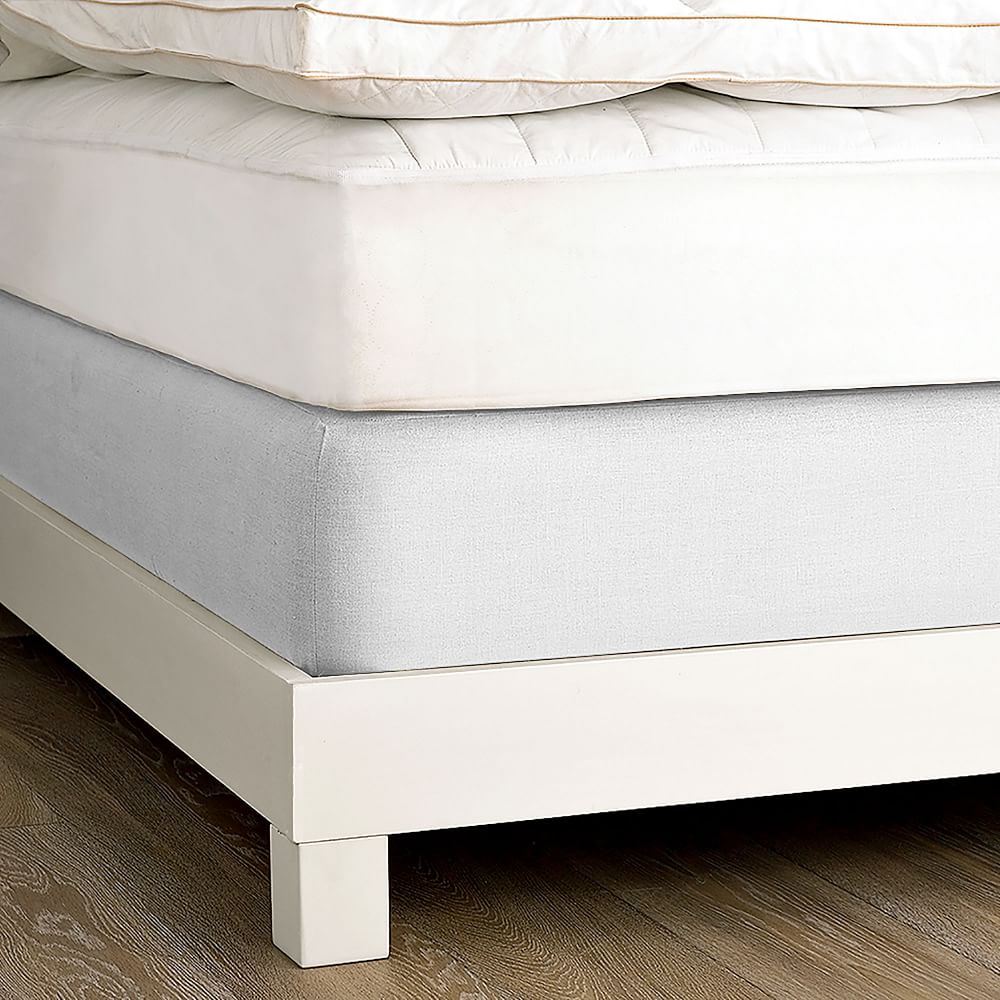 Linen Cotton BoxSpring Cover West Elm