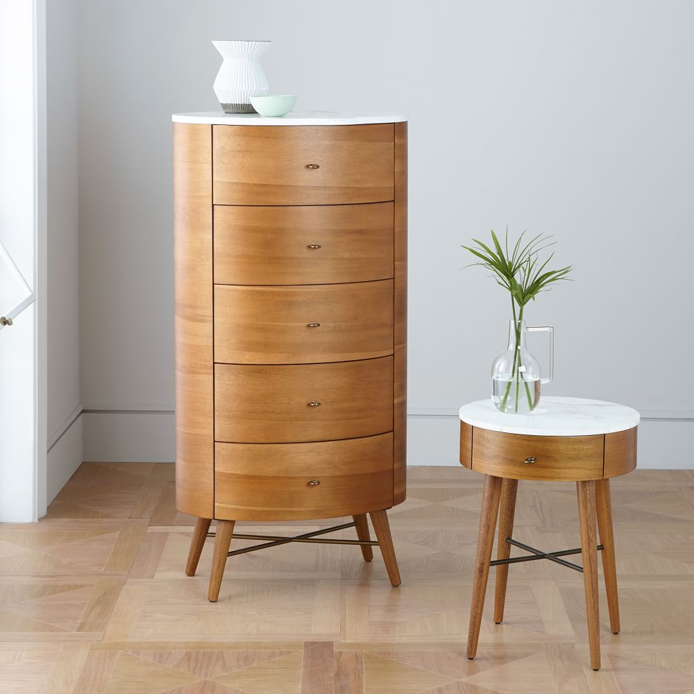 Penelope Narrow 5Drawer Dresser (26") West Elm