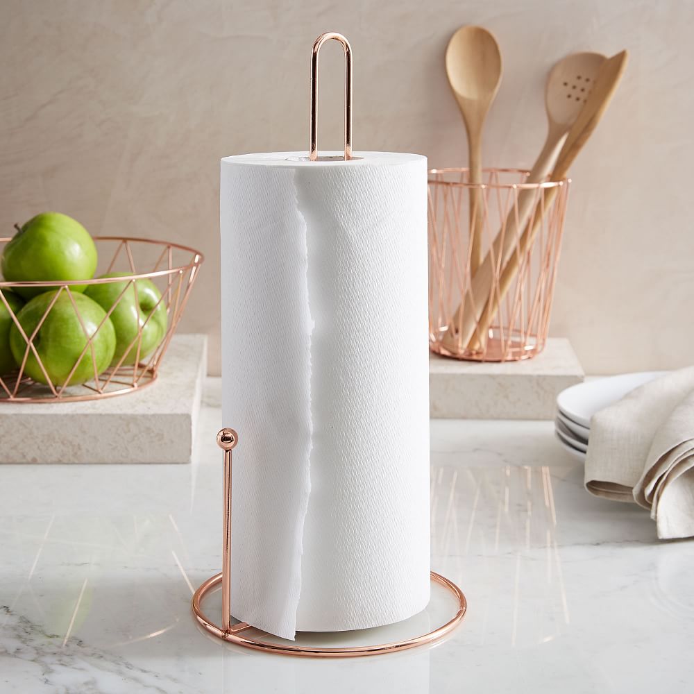 Copper Wire Paper Towel Holder West Elm