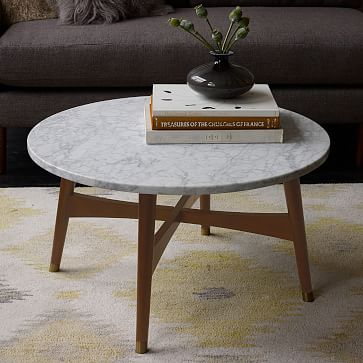 Reeve Round Coffee Table 30, West Elm Round Marble Side Table