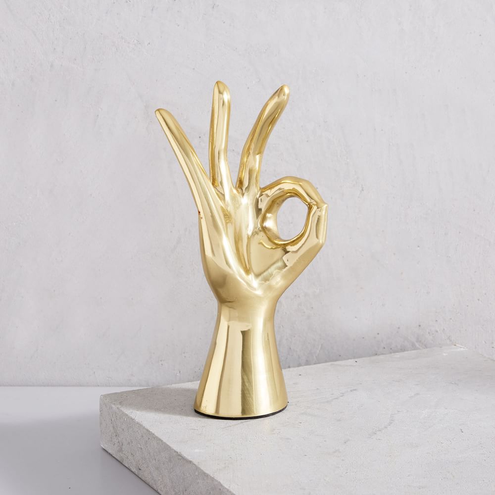 Brass Hands Object Okay, Decorative Accents West Elm