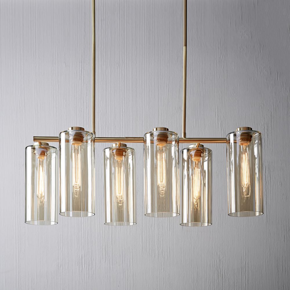 Glass Cylinder Chandelier | West Elm