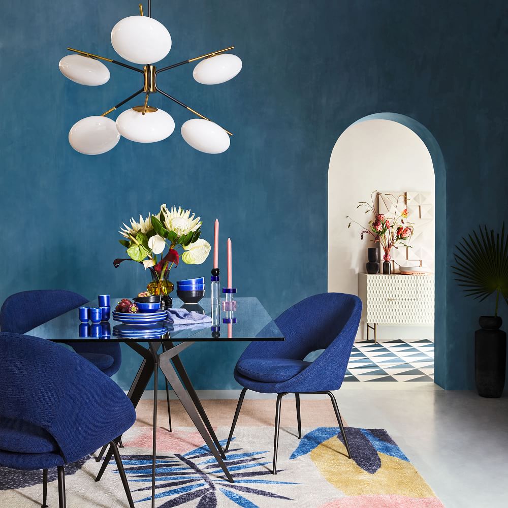 Faux White King Protea Stem West Elm