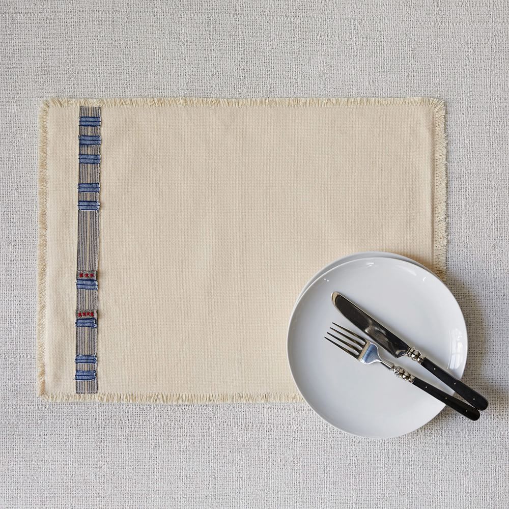 Cottage Stripe Placemat Set West Elm