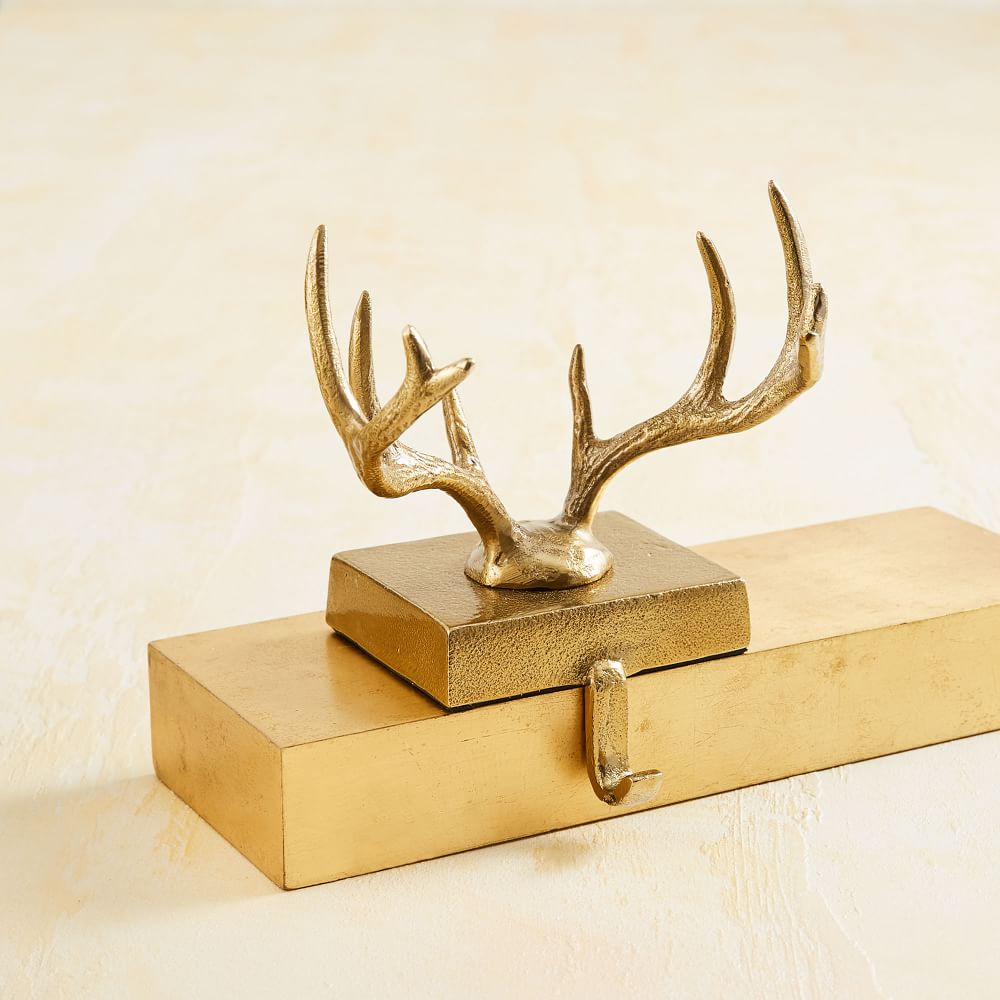 Antlers Stocking Holder West Elm