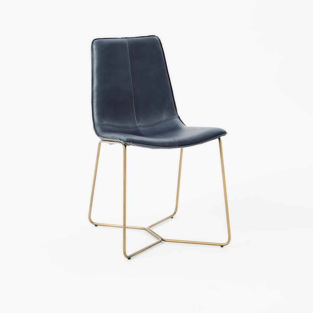 Slope Leather Dining Chair