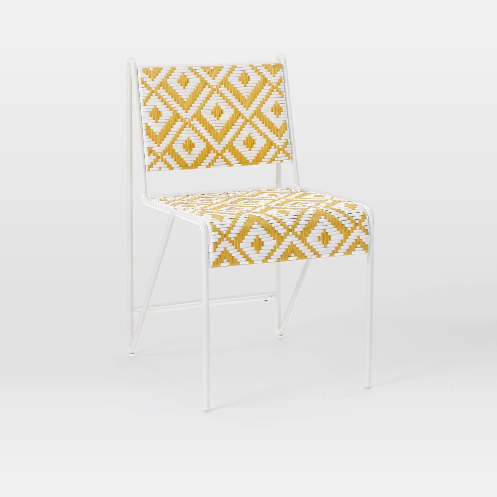 Peg Woodworking TwoTone Outdoor Dining Chair West Elm