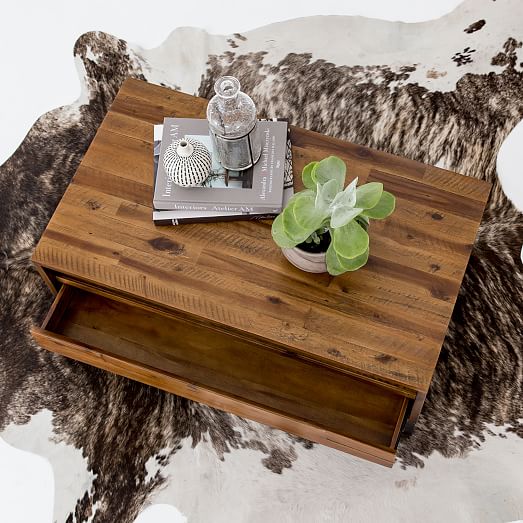 logan industrial coffee table