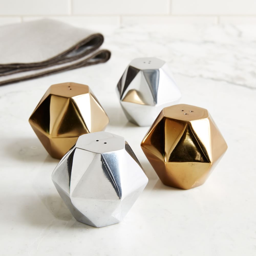 Geo Salt & Pepper Shakers West Elm