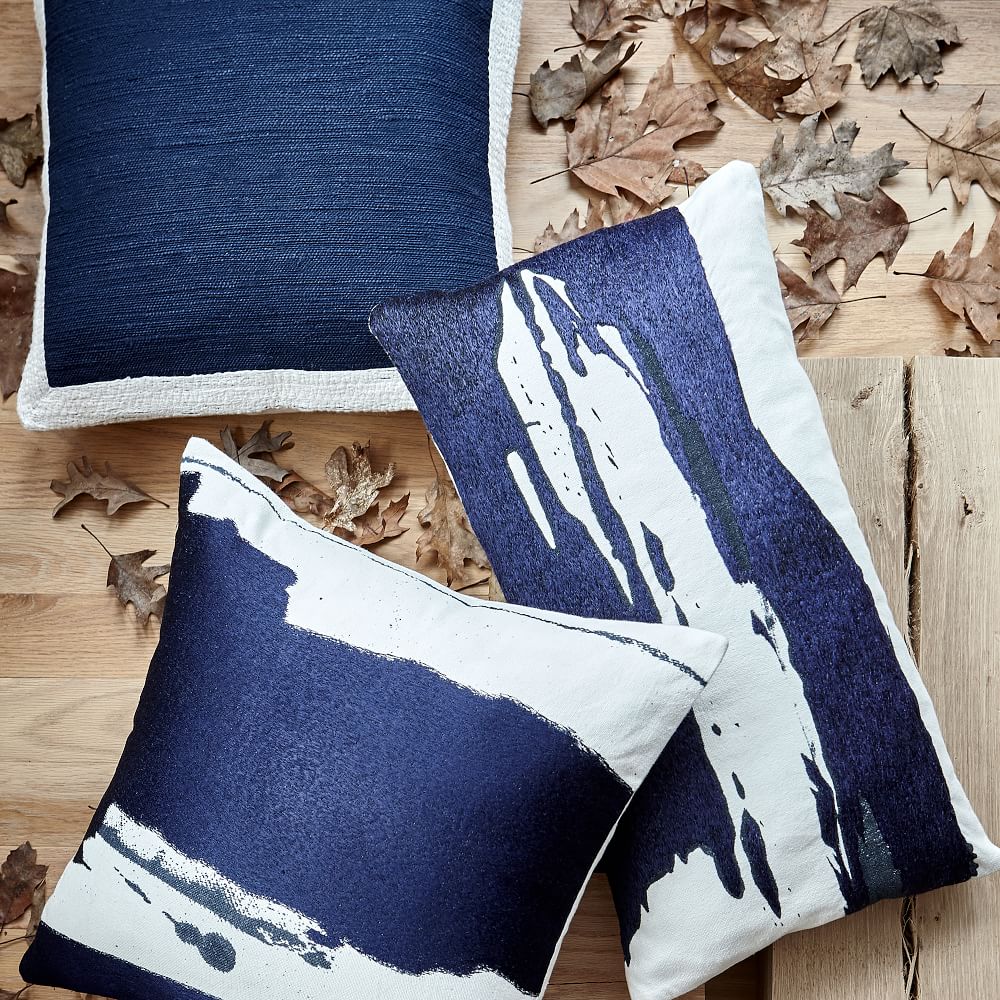 Ink Abstract Pillow Covers West Elm