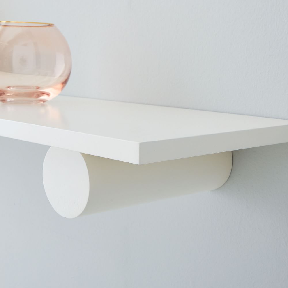 Geometric Wall Shelves White West Elm