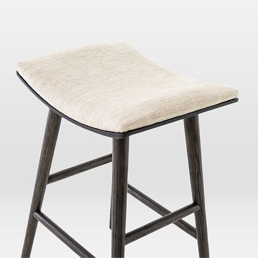 upholstered saddle stool