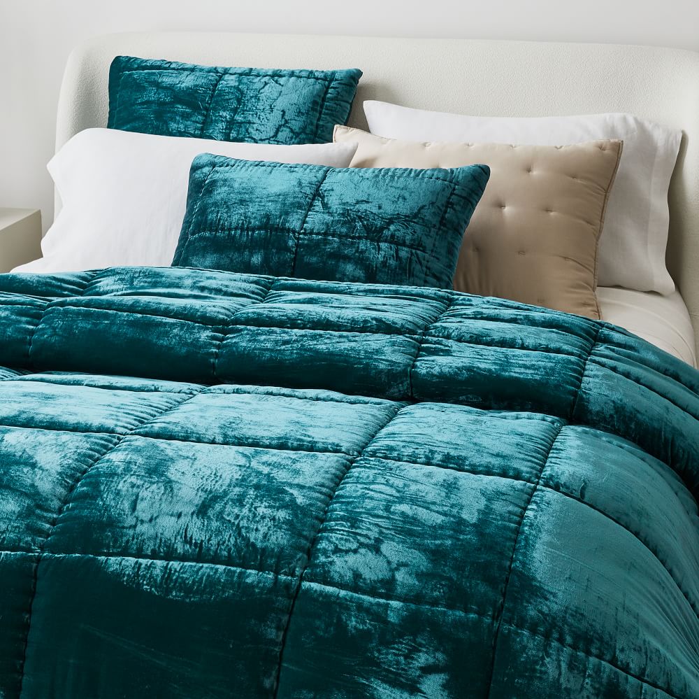 Lush Velvet Comforter & Shams West Elm