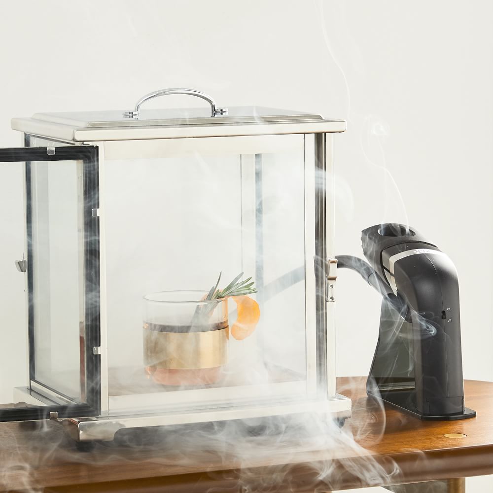 Crafthouse Glass Smoking Box w/ Smoker West Elm