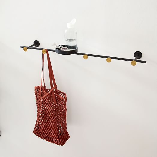 Floating Lines Organization Collection, West Elm Wall Mounted Coat Rack