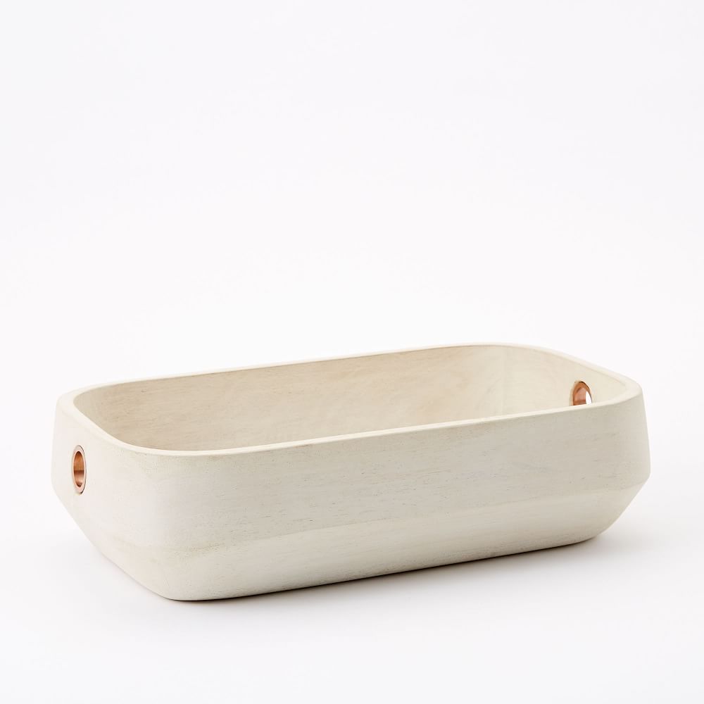 Wood & Copper Serveware West Elm
