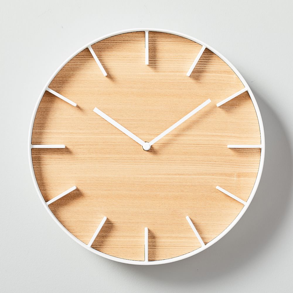 Yamazaki WoodFaced Wall Clock West Elm