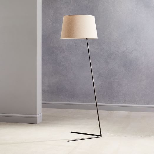 west elm petite shade floor lamp