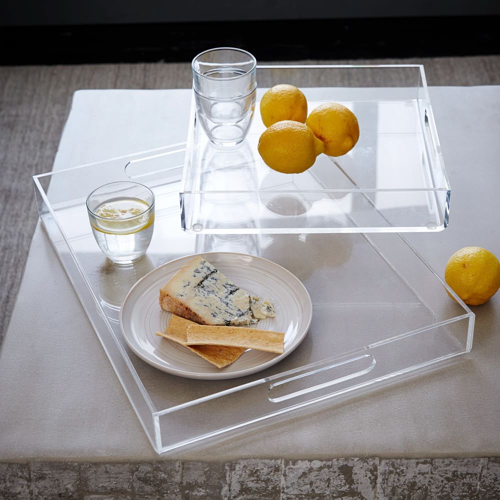 Acrylic Serving Trays | West Elm