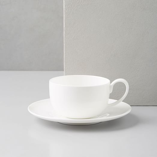 white bone china tea cups