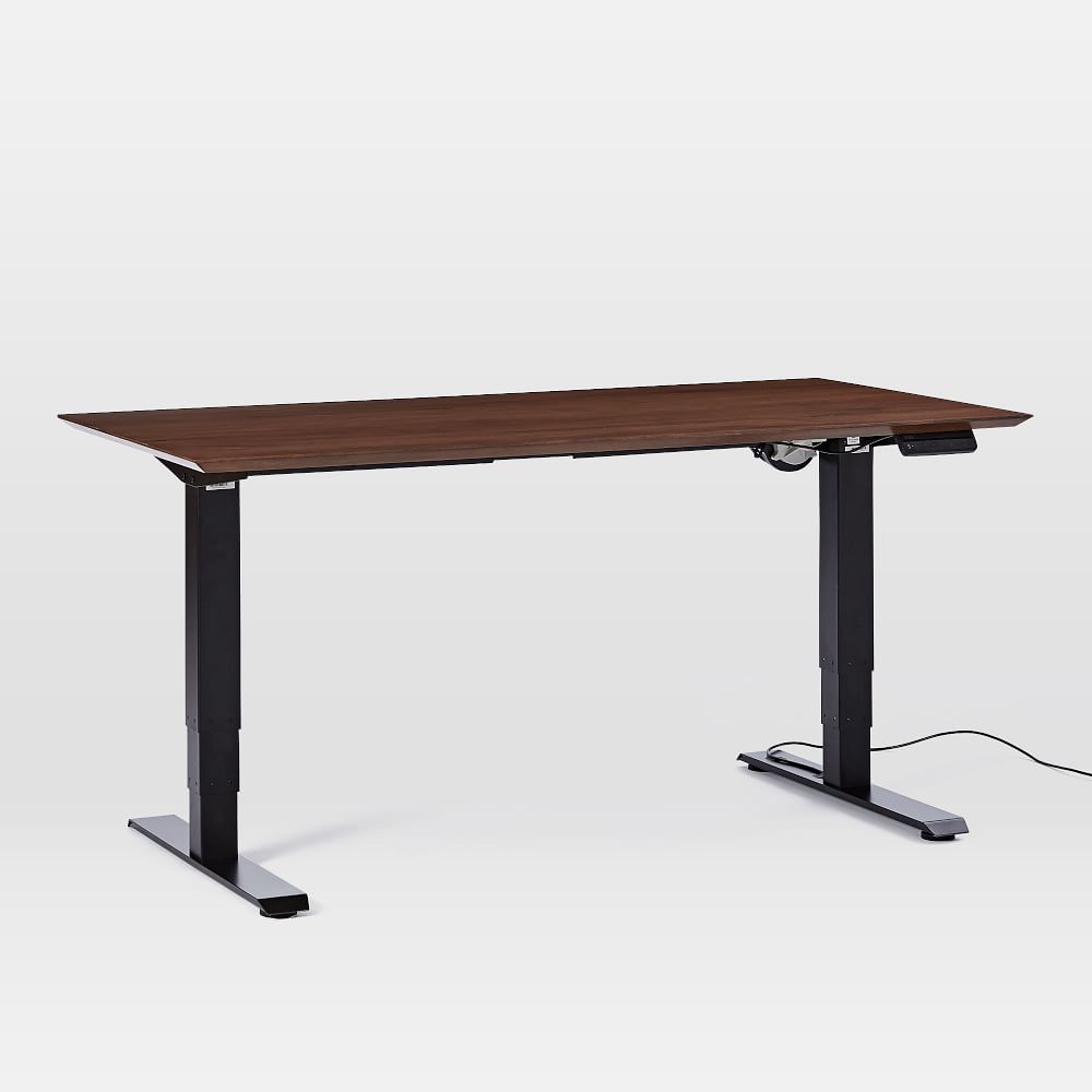 Mid-Century Sit & Stand Adjustable Desk | West Elm