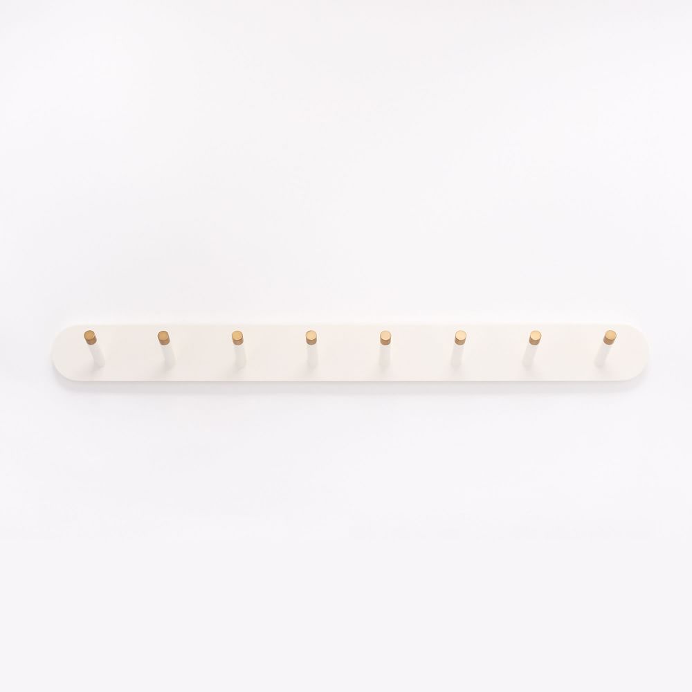 MidCentury Hook Rack White West Elm